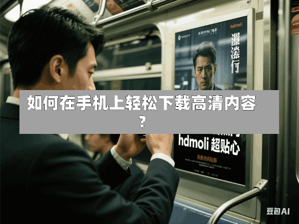 如何在手机上轻松下载高清内容?